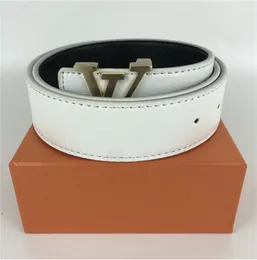Fashion Classic Printed Belt Designer Smooth Buckle äkta läder Casual Belt 19 Styles Bredd 38mm bälten Kvinnor Bälten