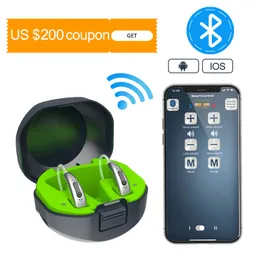 Inne pozycje w zakresie piękna zdrowotnego 20 kanałów cyfrowe cyfrowe aparaty słuchowe Bluetooth Mini OE Ear Wzmacniacz Enhancer Wireless Care 230419