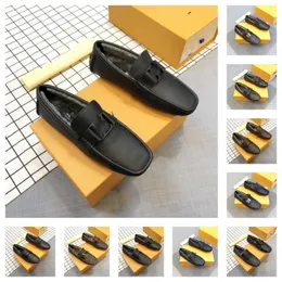 24 Modell Echtes Leder Designer Herren Kleid Schuhe Luxus Marke Weiche Männer Loafer Mokassins Atmungsaktive Slip auf Männliche Bootsschuhe Plus Größe 38-46 Plus Größe 38-46