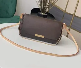 مصمم فاخر للنساء M0Nogram أصلي جلدية مصممة فاخرة حقيبة يد Ladys Crossbody أكياس الكتف M40718 حقائب حقيبة حقيبة محفظة مفضلة مع حقيبة الغبار