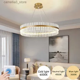 Luzes de teto moderna lustre de cristal sala de estar lustres de teto villa loft dourado lustre iluminação decoração para casa pendurado luzes de teto q231120