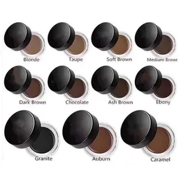 11 färger Nya ögonbrynen Dipbrow Pomade Eyebrow Enhancers Makeup Eyebrow With Retail Package