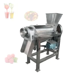 Industrial Spiral Crushing Fruit Juicer Vegetable Screw Crushed Juice Making Machine With filter screen For Sale in