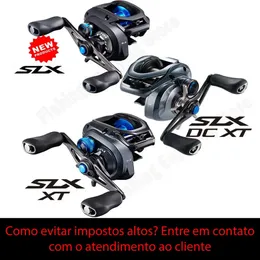 Carretilhas de pesca com mosca2 SHIMANO Carretel de arremesso SLX DC XT SLX XT 4 1BB SVS sistema de freio 8 2 7 2 6 3 Proporção HAGANE BODY 231120