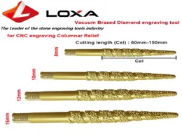 Loxa próżniowe Brazed Diamond Grawerowanie narzędzi grawerowania CNC do CNC MachineCarving 3D Column Relief Tool narzędzia Kamienne 3056978