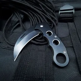 Nuevo cuchillo portátil plegable de Lobo, autodefensa, curvado, para exteriores, garra de águila, Mini corto, 661