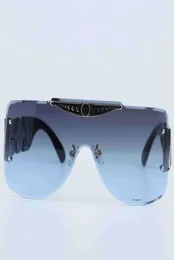 2022 Sunglasses Half Frame Luxury Women Men Pearl Square Fashion Shades 17387 Vintage Glasses4241543