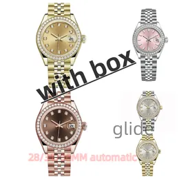 Kobietowe zegarki mechaniczne dla kobiet 28/11/36 mm Automatyczne pełne stali nierdzewne Lumoodproof Waterproof Lady Watch Style Style Klasyczne zegarek Montre de Luxe