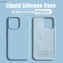 Casos de teléfonos celulares Case de silicona líquida de lujo para iPhone 14 13 12 11 Pro Max Mini Cute Shock a prueba de choques X XS XR 8 7 6 5 Plus Accesorios