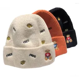 Boinas Gorro suave y cómodo Esponjoso Agradable para la piel Engrosado Cálido Absorber el sudor Material frío de invierno Alta elasticidad