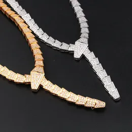 guldchokerhängen långa halsband för kvinnor trendiga set orm lyx designer smycken party mor jul bröllop gåvor födelsedag damer flickor bankett cool