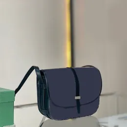 Luxurys crossbody påsar klaff postman designer väska liten korthållare flera inre fickor säck lyxig bomull foder palladium tygpåsen läder gul xb038 b23