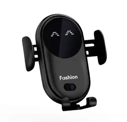 S11 Smart Infrared Sensor Wireless Charger Automatic Car Mobile Phone Holder Base Chargers with Suction Cup Mount for iPhone12 11 5353924