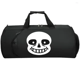 Duffel Bags Sans Bag Undertale Player Travel Tote Game Fitness Sling Pack Unisex Exercise Handle Trip Duffle Print Luggage
