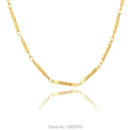 Cara Adixyn Gold Color Nó Link 2mm Cadeia feminina Girls Ladies Chokers Colar Jóias de moda