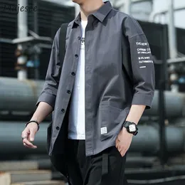 Camicie casual da uomo Camicie Uomo Bello Moda Streetwear Design Giapponese Harajuku Coreano Estate All-match Adolescenti College Abbigliamento unisex Popolare Ins 230420