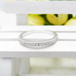 الخواتم S925 Women Silver Ring Fine 6/7/8/9# Circle for Fashion Charm Hight Gift Jewelry