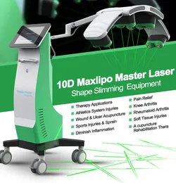 10d بارد الليزر لآلة التخسيس العلاج Maxlipo Master Physio آلام التخفيف من التهاب المفاصل التنس مرفق الفيزياء آلة العلاج الطبيعي