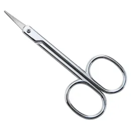 Andra smink Eyebrow Scissor Eyebrows Trimmer Eye Brow Eyelashes Nose Hair Scissors rostfritt stål Manikyr Cutter Nail4916158