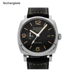 Роскошные часы Panerais, швейцарские мужские часы, автоматические Panerais Radiomir 1940 Gmt, автоматические 45 мм, мужские часы со стальным ремешком, Pam 627