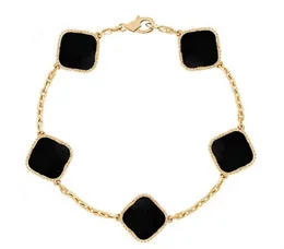 2023 Vintage Alhambras Clover Bracelet High Quality Not Fade 18 Styles Mens Tennis Bracelet Designer For Women Wedding Gift cho68