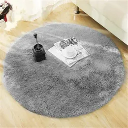 Carpet Fluffy Round Rug Carpets for Living Room Decor Faux Fur Rugs Kids Room Long Plush Rugs for Bedroom Shaggy Area Rug Modern Mats 231120