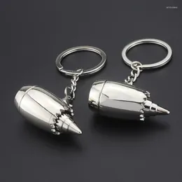 Keychains Airplane Engine Keychain Creative Personality Industrial Nyckel hänge liten presentflyg Souvenirring