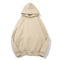 Kadın Hoodies Kadın Katı Temel Polar Gevşek Hoodie Sweatshirt Uzun Kollu Cep Damla Omuz Külep Üst Kapüşonlu Gömlek Ropa De Mujer