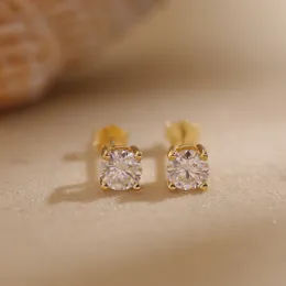 Kolczyki żyrandolowe Dangle 18k złota 925 Srebrne kolczyki dla kobiet 3mm moda Wedding Lab Created Diamond Gift for Jewelry 230419