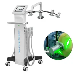 532nm Wavelength 6D Lipolaser Body Shape Slimming Machine 635nm red green light therapy Lipolysis Abdomen Fat Reduction390