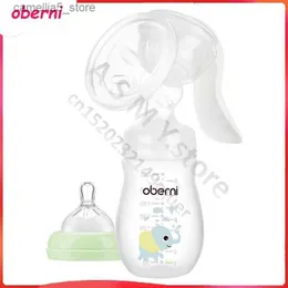 Milchpumpen Oberni Blütenblatt-Milchpumpe mit großem Durchmesser, variable Babyflasche, Muttermilch, Massage-Milchpumpe, manuelle Absaugung, Q231120