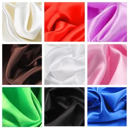 Fabric 34 Color Soft Satin Fabric Wedding Party Decoration Box Lining DIY Clothing Sewing Background Accessories 230419