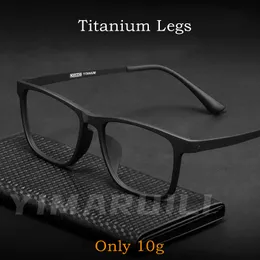 Sonnenbrillengestell YIMARUILI Ultraleichtes Quadrat Bequeme Große Brillen Pure Fashion Optisches Brillengestell Herren HR3068 230419