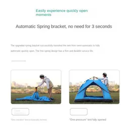 Tents And Shelters Automatic Tent 1 2 Person Camping Tent Easy