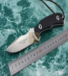 High Quality POHL FORCE 2039 Fixed Blade Hunting Knife NOVEMBER ONE AUS10 Camping knives Survival Tools For Rescure EDC Knife2045665