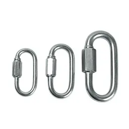 5 PCSCarabiners BOHU Carabiner Climbing Screw Quick Link Rigging Hardware Chain Safety Camping Equipment Snap Hook Connector D-ring P230420