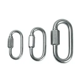 5 PCSCARABINERS BOHU CARABINER Climbing Screw Quick Link Rigging Hårdvarukedjan Säkerhet Camping Equipment Snap Hook Connector D-Ring P230420