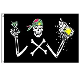 PIRATE with BEER Flag Custom 3x5ft Flags Printing Hanging Advertising National Outdoor Indoor Usage Drop 9093479