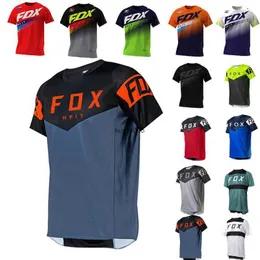 Men's Tirt 2023 New Style Downhill Jerseys Hpit Fox Mountain Bike MTB Offroad DH Motorcycle Jersey Motocross Sportwear.