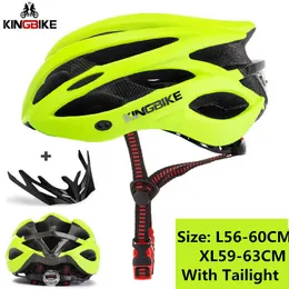 Cykelhjälmar Kingbike Men Women Ultralight Mountain Bike Road Bike Helmets Riding Cycling Safety Helmet In Mold MTB Bicycle Helmet Casco P230419