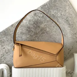 Ayna Nappa Calfskin Messenger çantaları Puzzle Hobo Under Emfo Bag 10a Tasarımcı Yumuşak Deri Cuboid Geometri Omuz Sırt Çantası Büyük Kapasiteli Seyahat Korusu