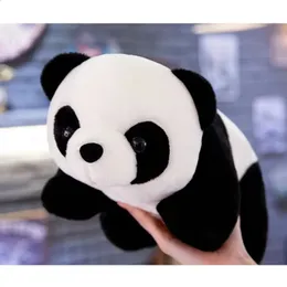 Bonecas de pelúcia 20cm bonito deitado panda boneca tesouro nacional zoológico brinquedo de pelúcia 231118