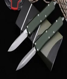 Recommend Mi technology UT85 Knife green handle aluminum alloy Hunting Folding Pocket Survival Tool Xmas gift d2 copies4622106