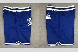 رجال كرة السلة الأمريكية قصيرة رمادية زرقاء لوس فريق البيسبول السراويل الرياضية Pantalones Cortos Hombre مع سستة الجيب Size S-Size 2XL