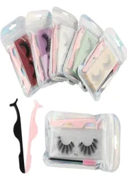 3D Lashes Пакет накладных ресниц Наращивание ресниц с кистью для завивки волос Натуральная толстая # 100 Поставщики Coloris Beauty Makeup Lash2703893