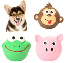 Cute Pet Monkey Frog Pig Shape Squeaky Toy Latex Pet Dog Puppy Sound Chewing Teeth Cleaning Play Toy3643266