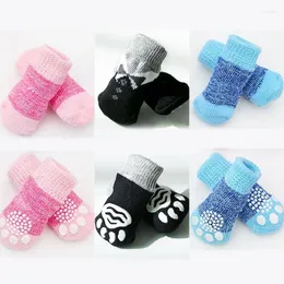 Dog Apparel Pets Dogs Cats Small Medium And Large Warm Elastic Socks For Autumn Winter Teddy Fadou Bomei Shoe Accessories