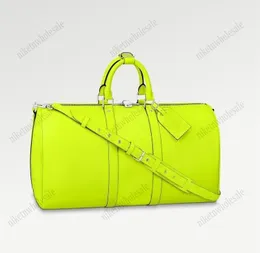 10a L torba męska designerka torby Duffel Keepall Bandouliere 50 Torebka M30941 Neon żółty projektant WEEKCHĄDANIA TOBO TOBO