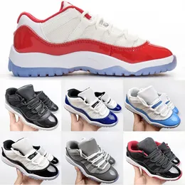 Designer 2023 Low Children Basketball Kids Shoes Baby 11 11s XI Cherry Bred Cool Grey Concord Unc Win Like For Toddler Sneakers Fashion Tennis Shoe Size 25-35