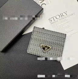 Top Quality Woven Triangle Card Package Card Clip Set Applicable Driving License Advanced Luxury Multi-Position Cards Slot Card Holder Cards Holder